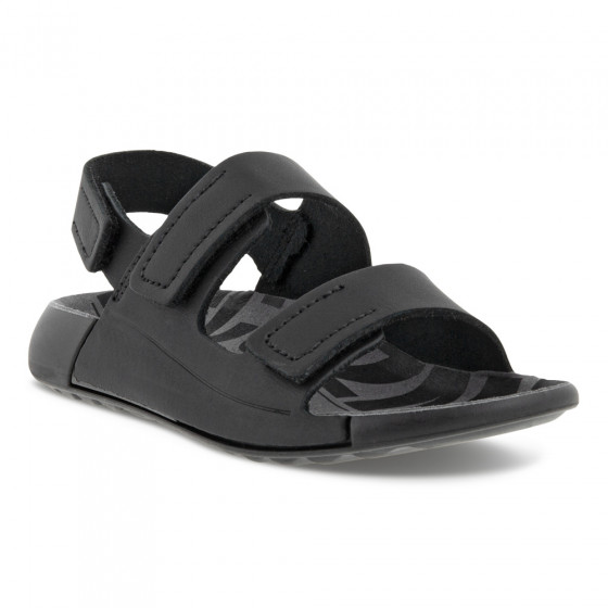 Black ecco sandals sales